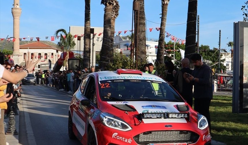Bodrum Rallisi'nin start seremonisi yapıldı