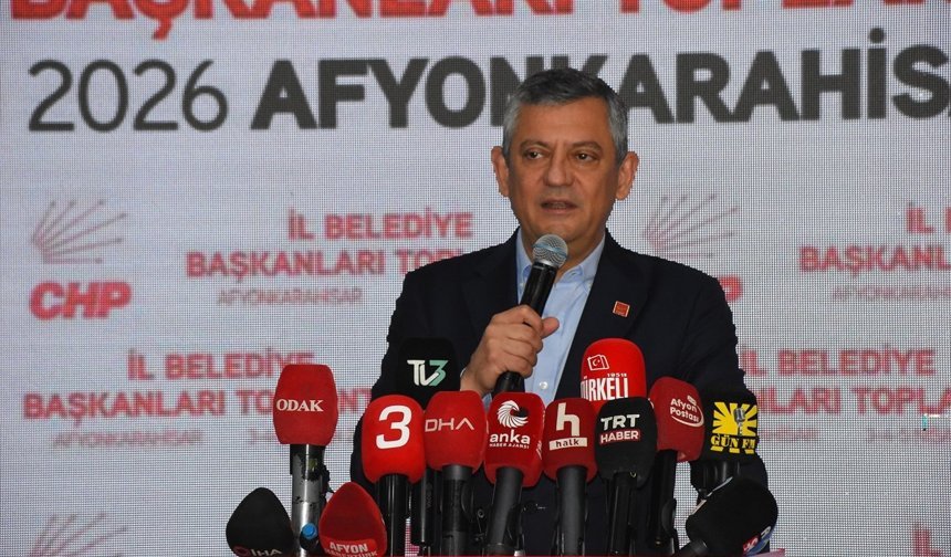 CHP Genel Başkanı Özel, Afyonkarahisar'da konuştu: