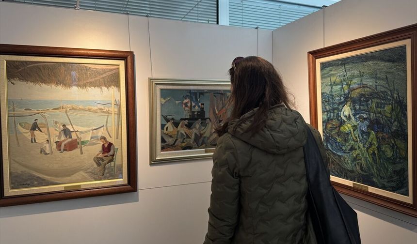 'Kıyıdan Bakmak' sergisi, Bartın'da sanatseverlerle buluştu