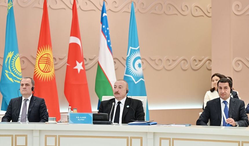 Azerbaycan Cumhurbaşkanı Aliyev, Türk Devletleri Teşkilatı Gayriresmi Zirvesi'nde konuştu: