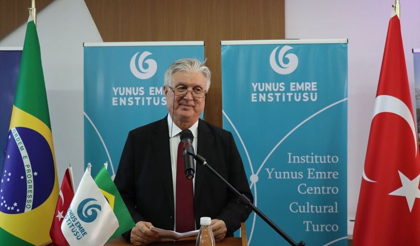 Brezilya'nın Sao Paulo kentinde Yunus Emre Enstitüsü Türk Kültür Merkezi açıldı