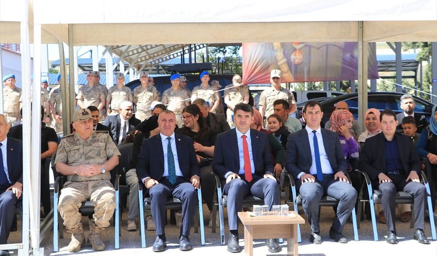 Kilis'te engelli gençler temsili askerlik yaptı