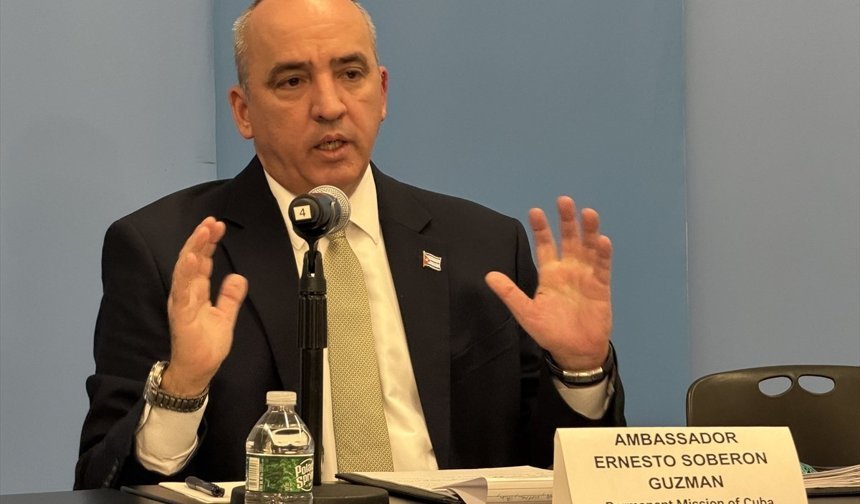 Küba'nın BM Daimi Temsilcisi Guzman: Petrol engeli nedeniyle 100 bin hasta tedavi bekliyor