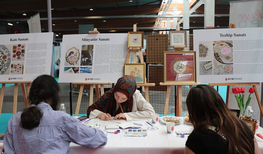 Paris'teki Türkiye Expo festivalinde Türk İslam sanatları tanıtılıyor