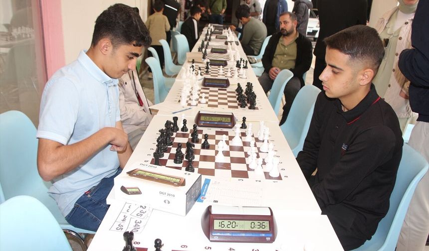 Şırnak'ta '19 Mayıs Satranç Turnuvası' başladı
