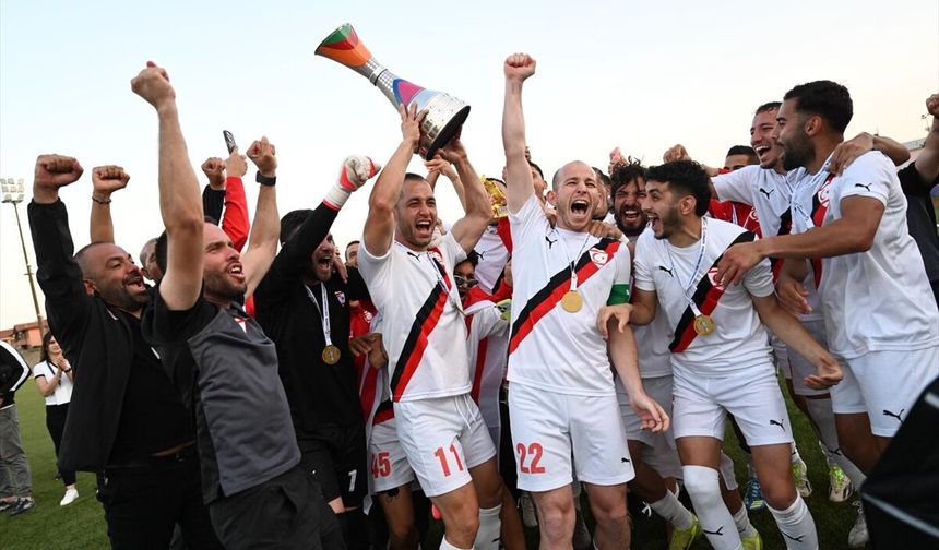 KKTC A Milli Futbol Takımı, CONIFA Turnuvası'nda Avrupa şampiyonu oldu