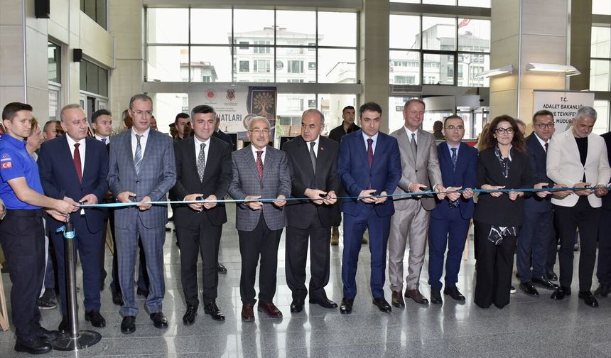 Ordu'da hükümlü ve yükümlülerin el sanatları sergilendi