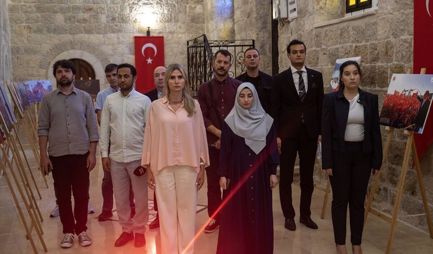 Filistin'de 15 Temmuz Demokrasi ve Milli Birlik Günü dolayısıyla anma töreni düzenlendi