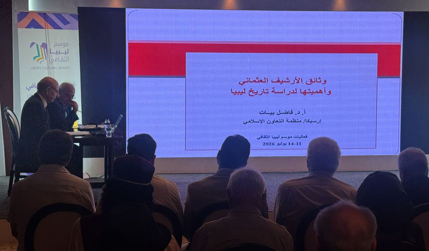 Libya'da 'Osmanlı Arşivlerinin Libya Tarih Çalışmalarında Önemi' temalı konferansa yoğun ilgi