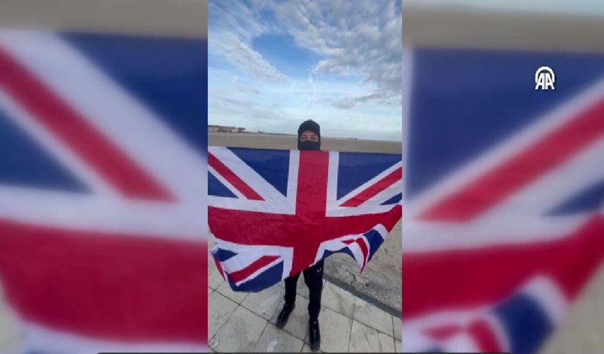 Manş Denizi kıyısında göçmenler ile aşırı sağcı grup karşı karşıya