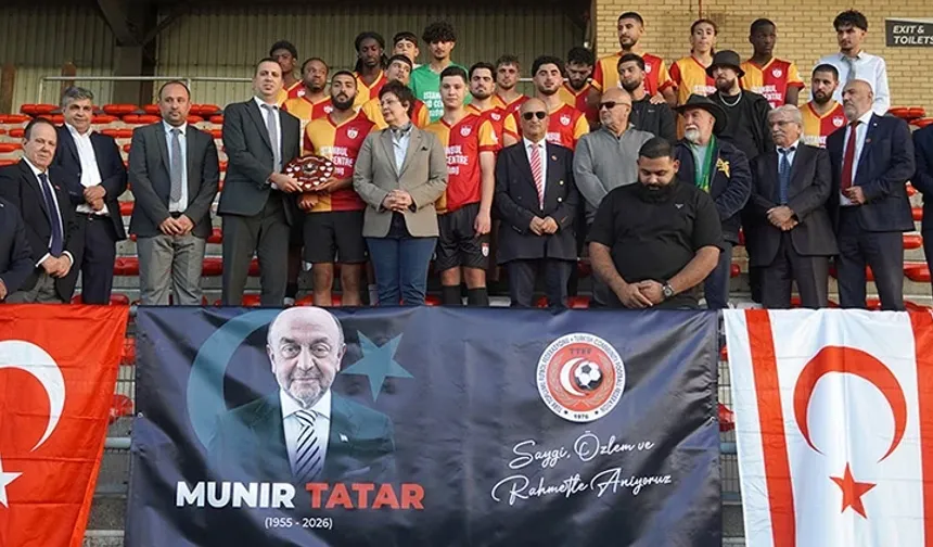 Münir Tatar Londra’da futbol maçıyla anıldı
