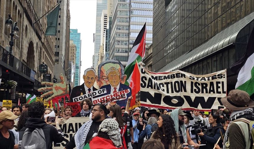 New York sokaklarında Netanyahu protestosu, ünlü isimler gözaltında