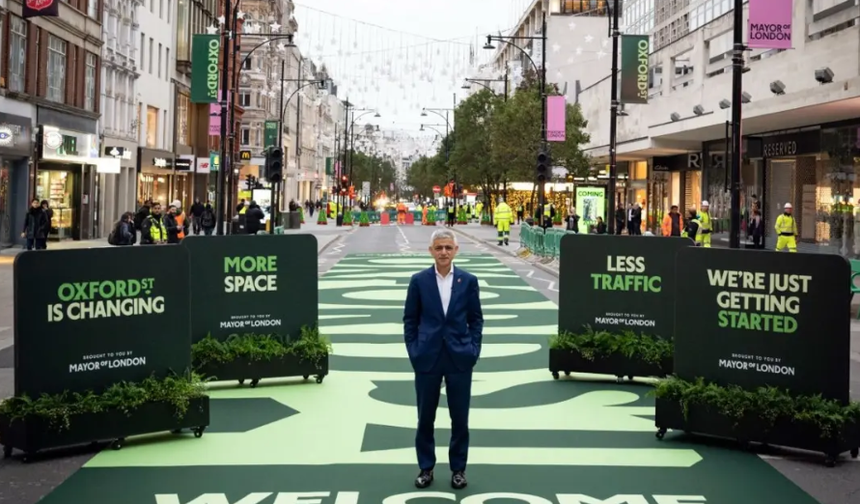 Oxford Street araç trafiğine kapandı: Yeni dönem başladı