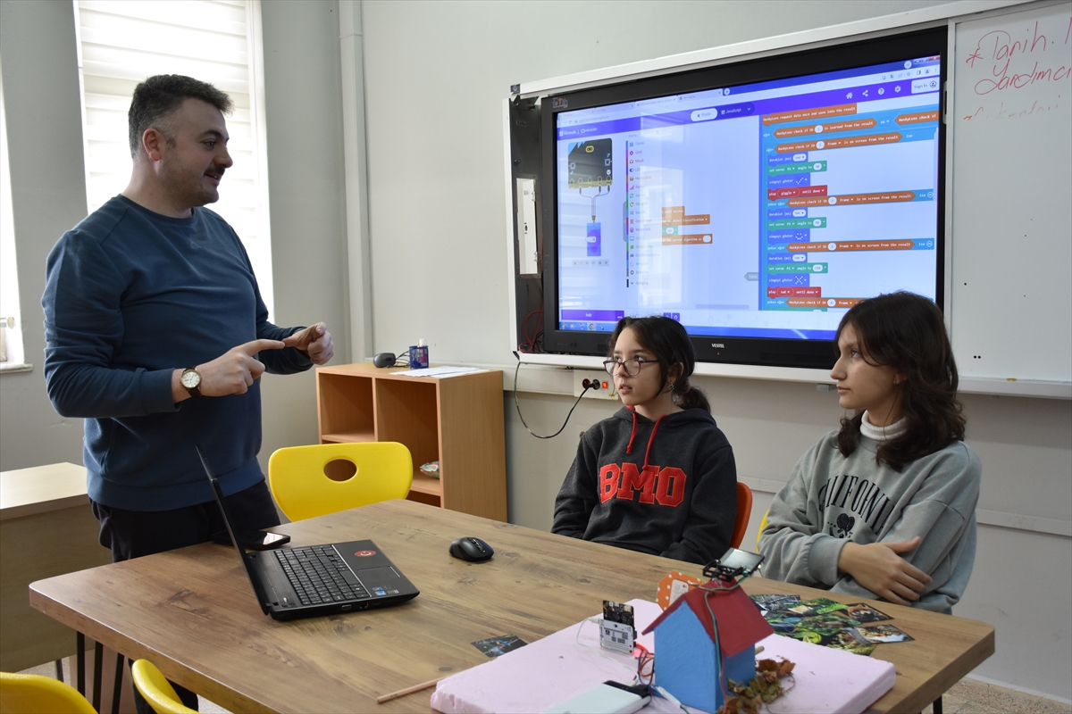 Trabzon'da ortaokul öğrencileri kuşları korumak için proje hazırladı