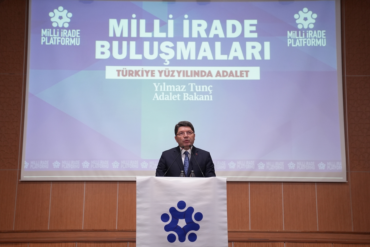 Adalet Bakanı Tunç, Milli İrade Buluşmaları programında konuştu: