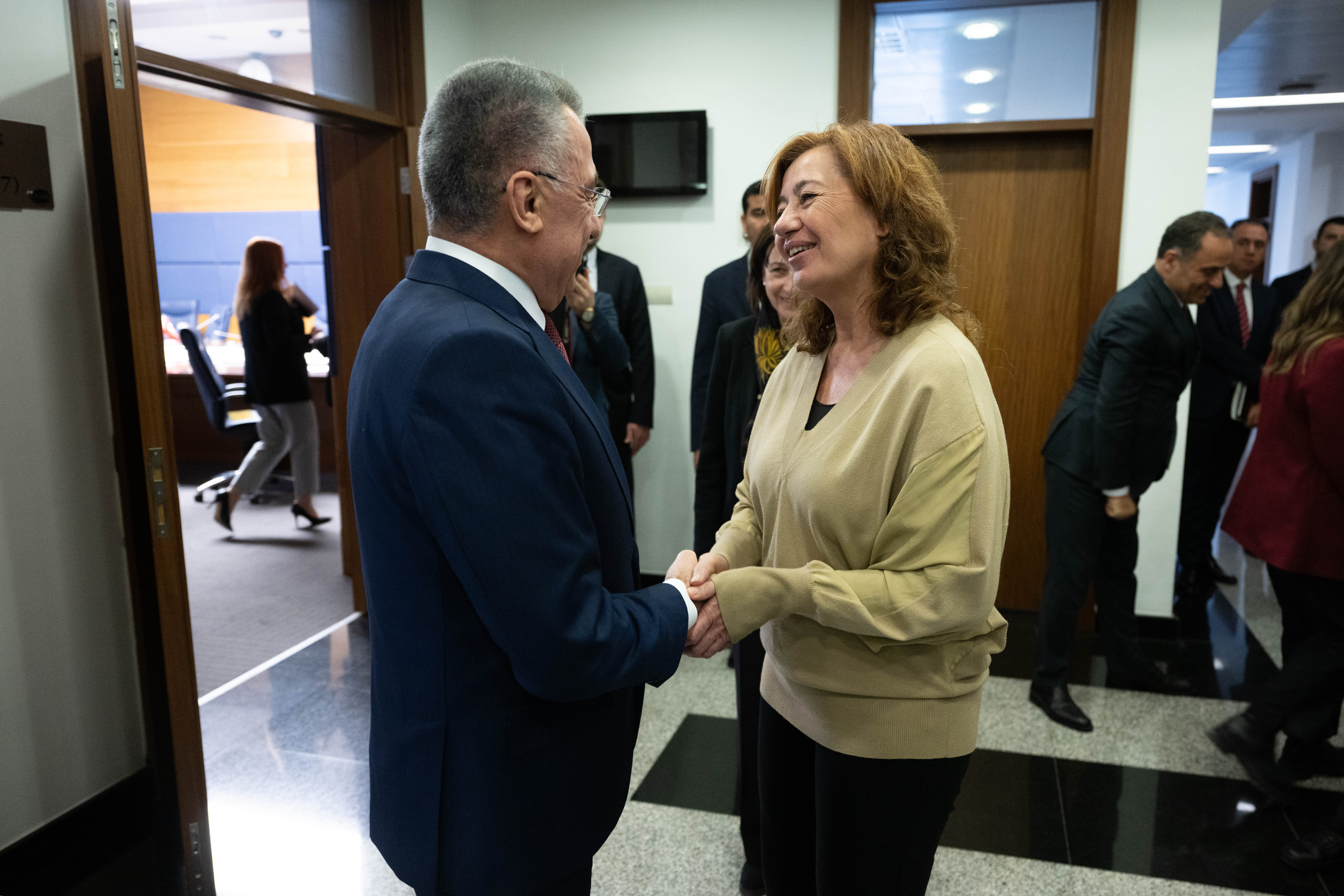 İspanya Temsilciler Meclisi Başkanı Francina Armengol Socias TBMM'de temaslarda bulundu