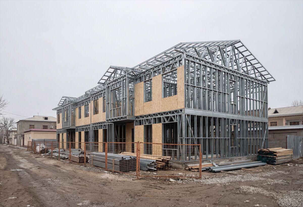 Karmod'dan Özbekistan'da çelik konstrüksiyon villa projesi