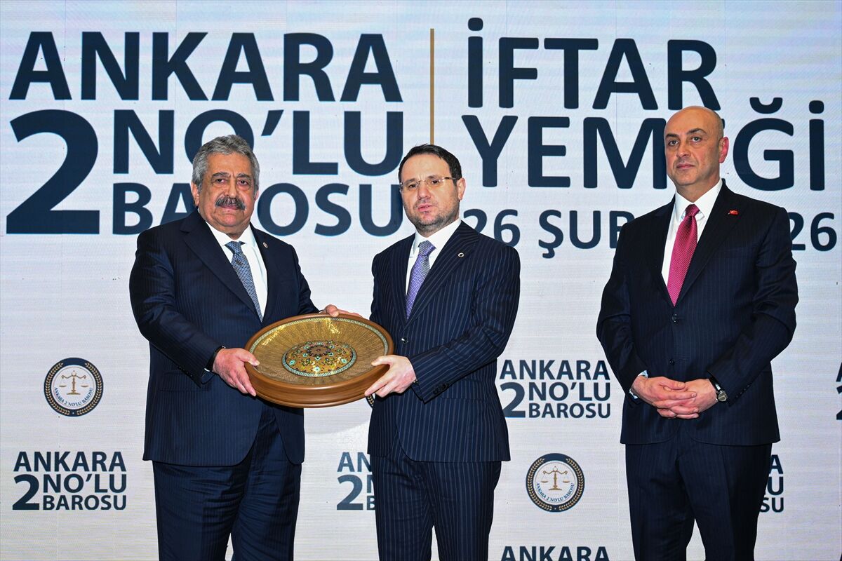 Adalet Bakanı Gürlek, Ankara 2 No'lu Barosunca düzenlenen iftar programında konuştu: