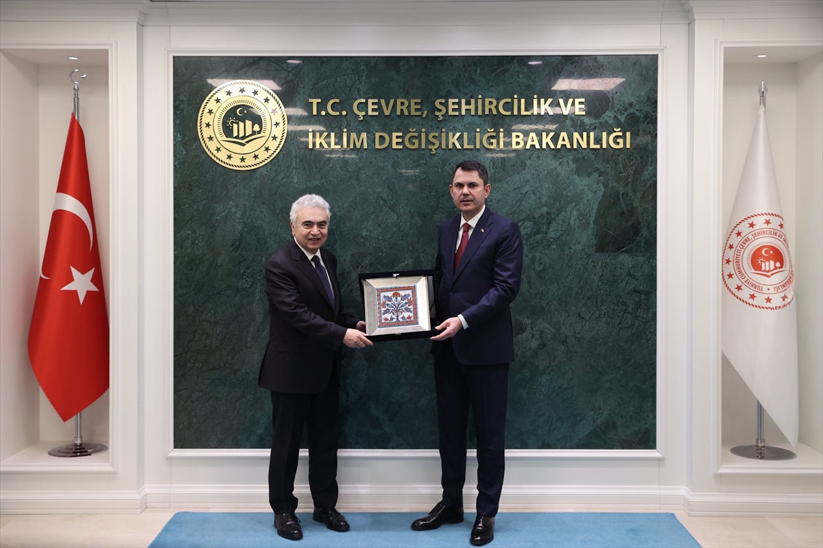 Bakan Kurum, Uluslararası Enerji Ajansı Başkanı Birol'u kabul etti