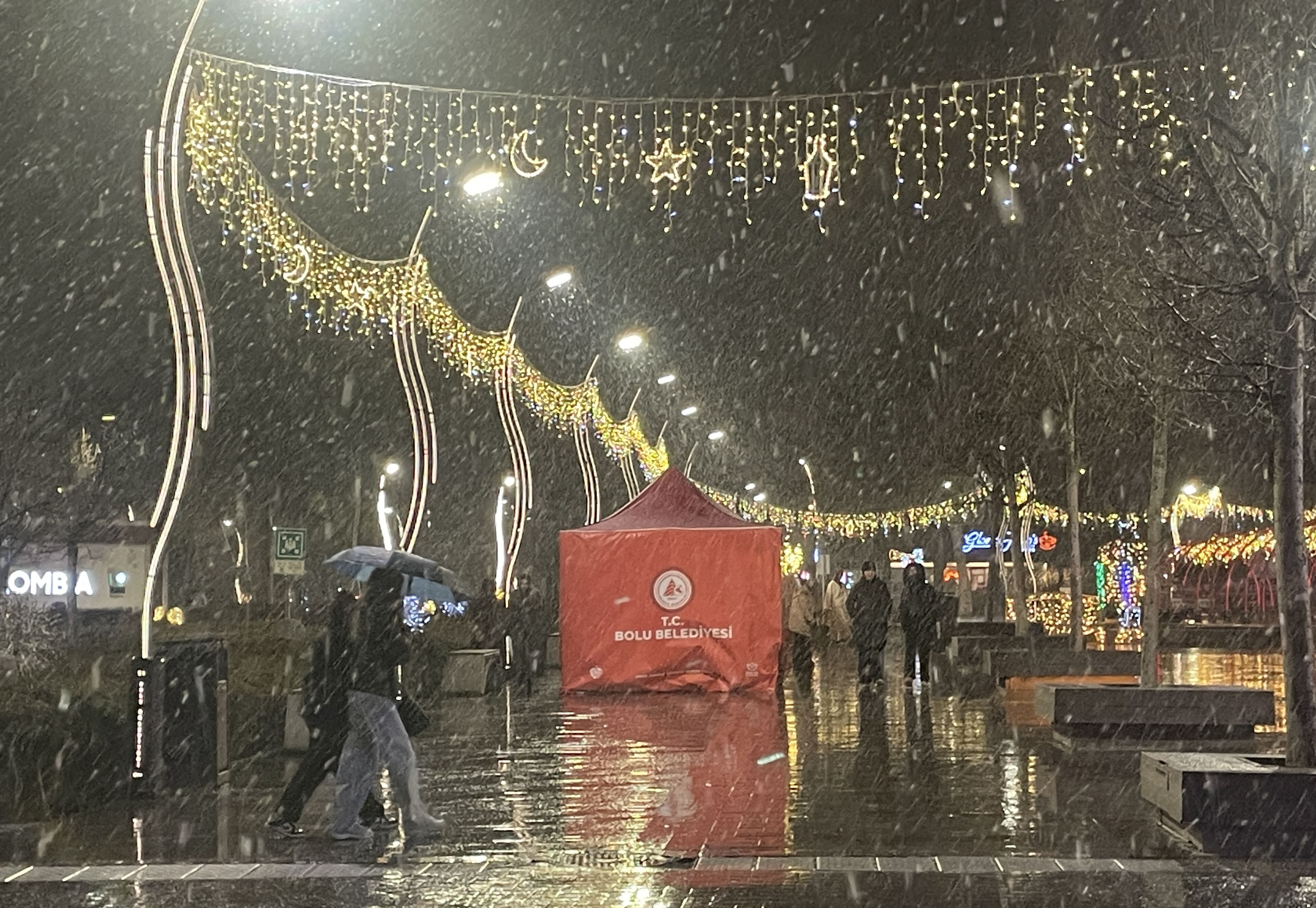 Bolu'da kar etkili oluyor