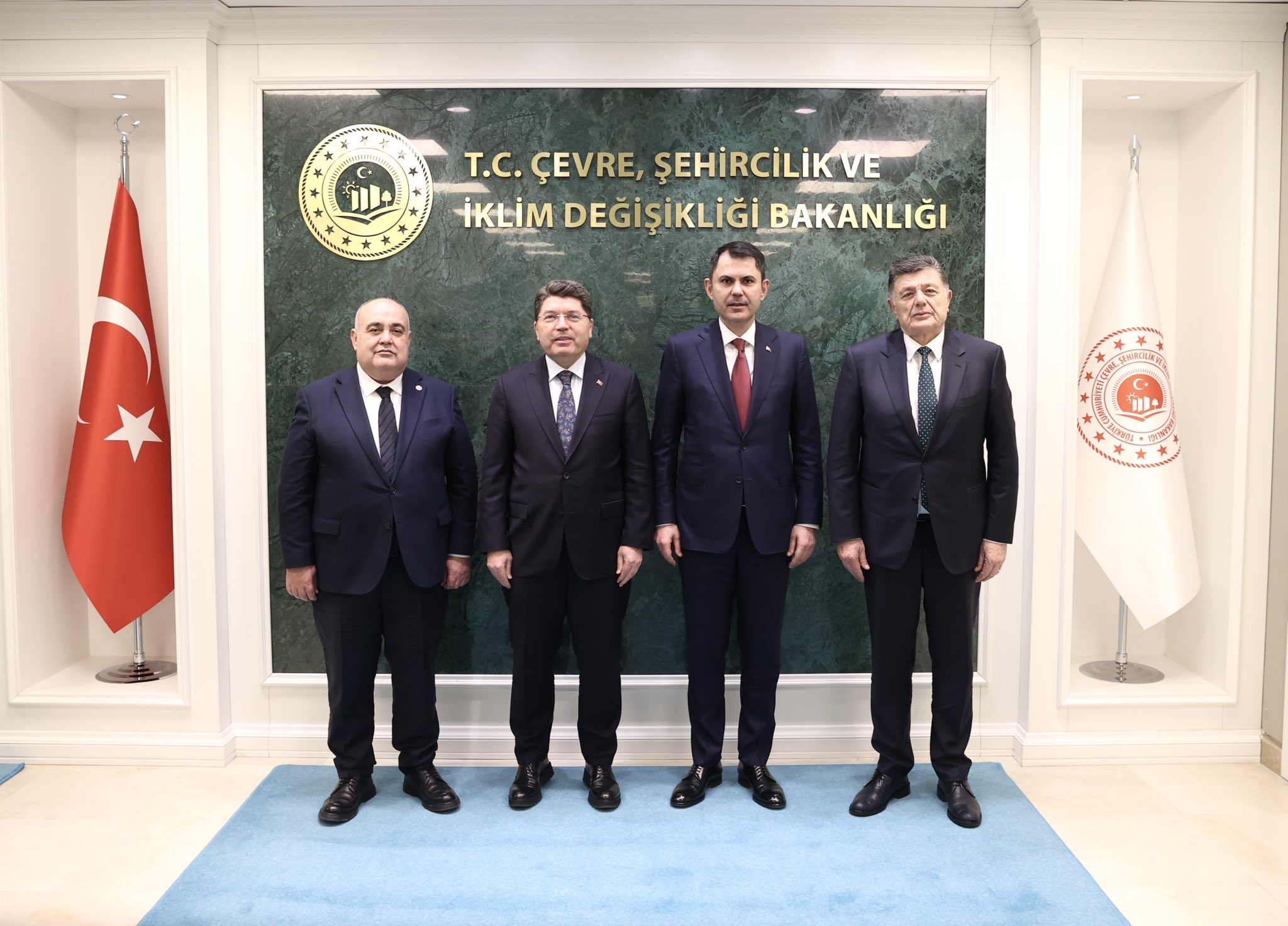 Çevre, Şehircilik ve İklim Değişikliği Bakanı Kurum ile Adalet Bakanı Tunç görüştü