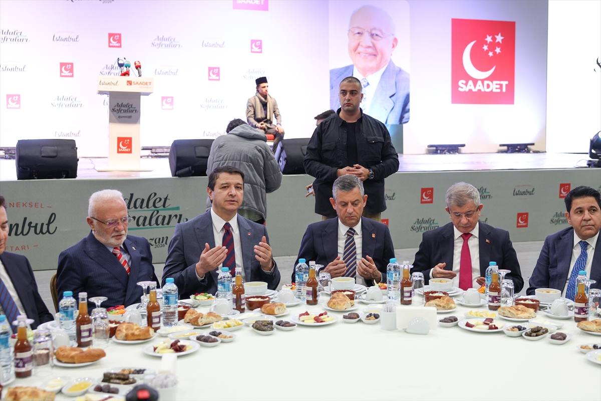 CHP Genel Başkanı Özel, Saadet Partisi Geleneksel İftar Programı'nda konuştu: