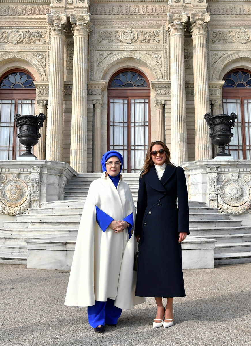 Emine Erdoğan, Ürdün Kraliçesi Rania ile bir araya geldi