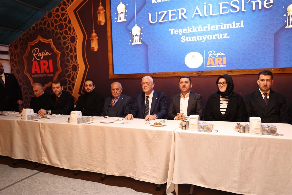 İYİ Parti Genel Başkanı Dervişoğlu, Nevşehir'de konuştu: