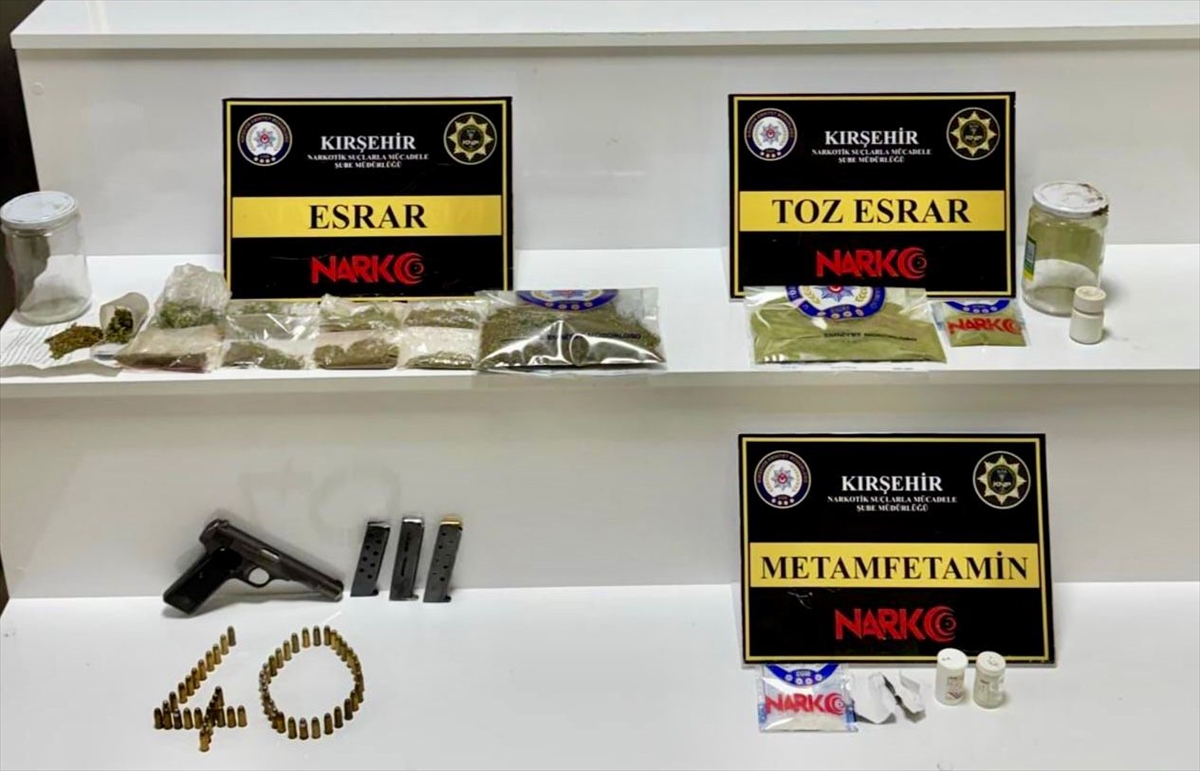 Kırşehir'de uyuşturucu operasyonunda yakalanan şüpheli tutuklandı
