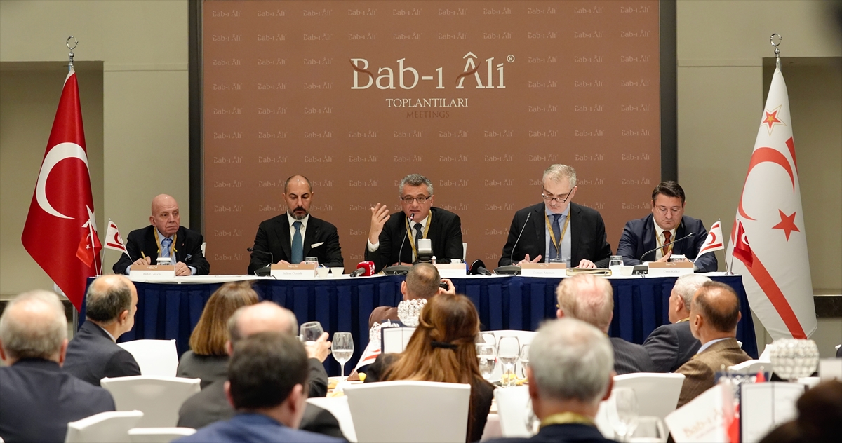 KKTC Cumhurbaşkanı Erhürman, İstanbul'da Bab-ı Ali Toplantıları'nda konuştu:
