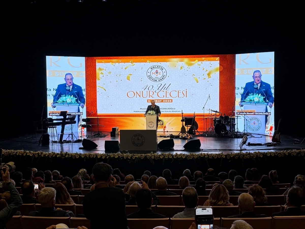 Malatya Eğitim Vakfının '40. Yıl Onur Gecesi' İstanbul'da yapıldı