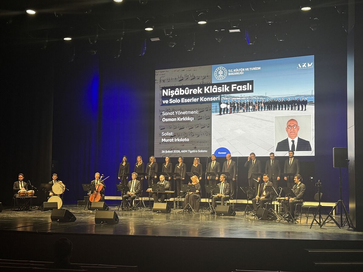 Nişaburek makamında klasik fasıl ve solo eserler AKM'de seslendirildi