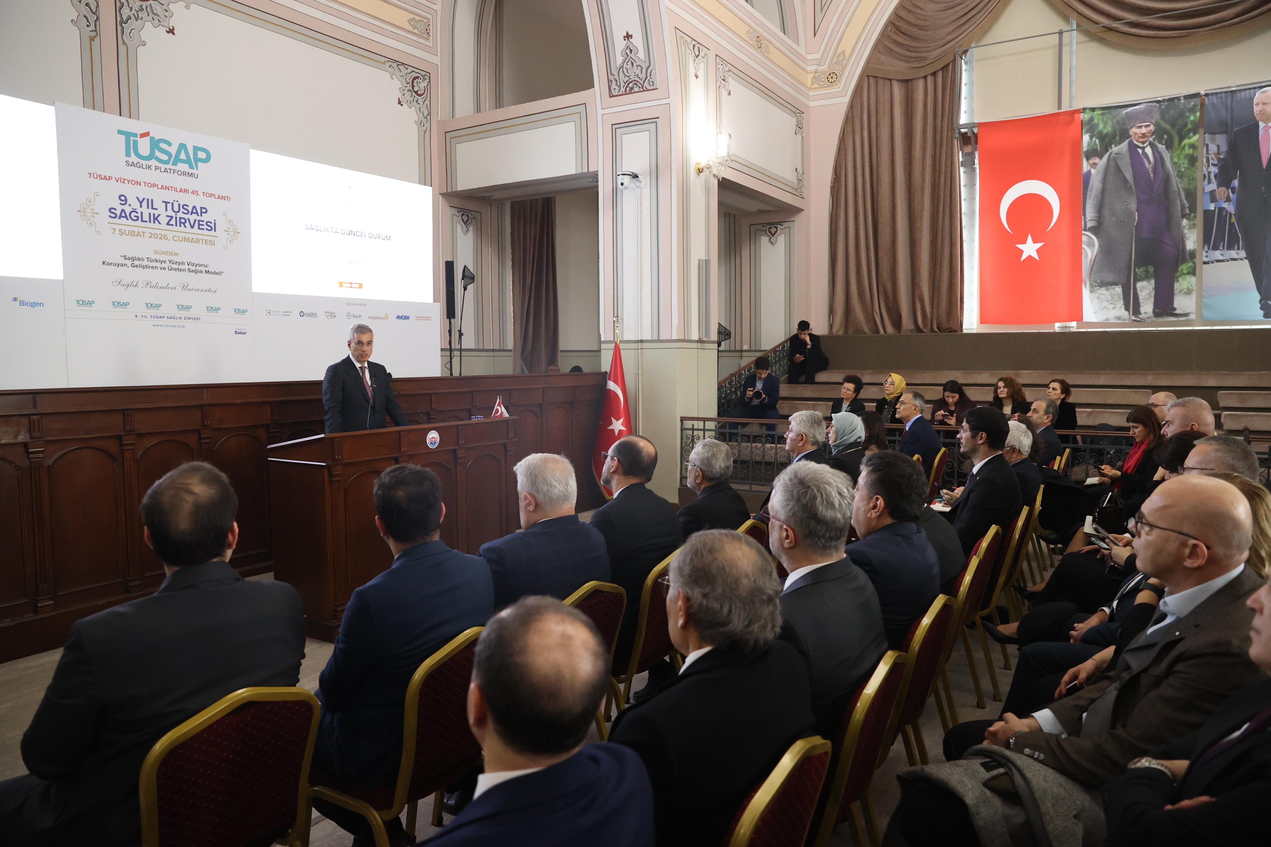 Sağlık Bakanı Memişoğlu, 9. Yıl TÜSAP Sağlık Zirvesi'ne katıldı: