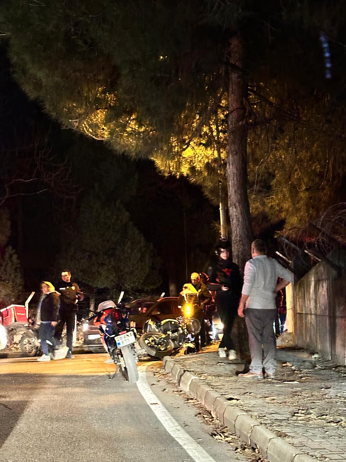 Samsun'da otomobille çarpışan motosikletteki 2 polis memuru yaralandı