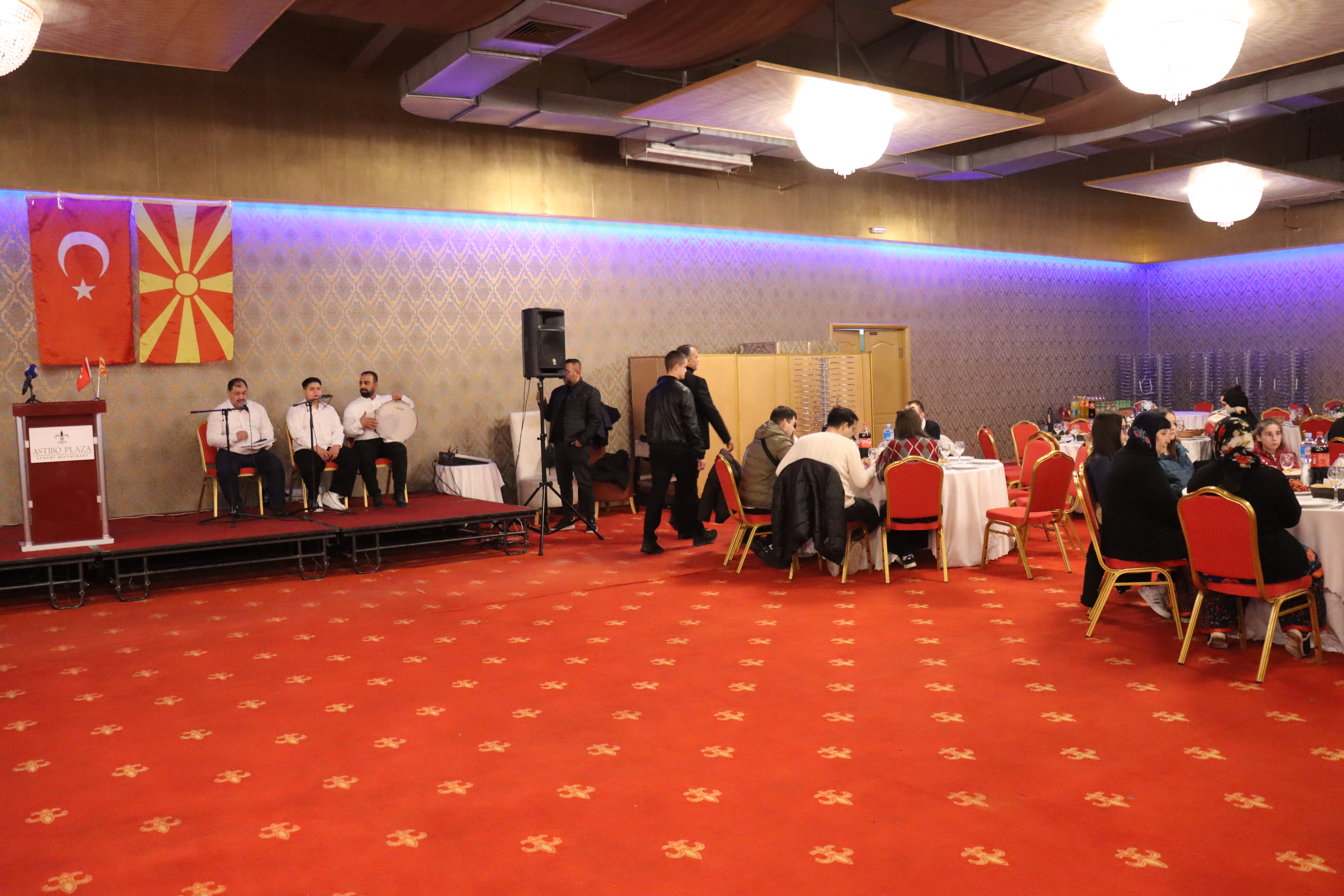 Türkiye'nin Üsküp Büyükelçiliği ve MATÜSİTEB İştip'te iftar programı düzenledi