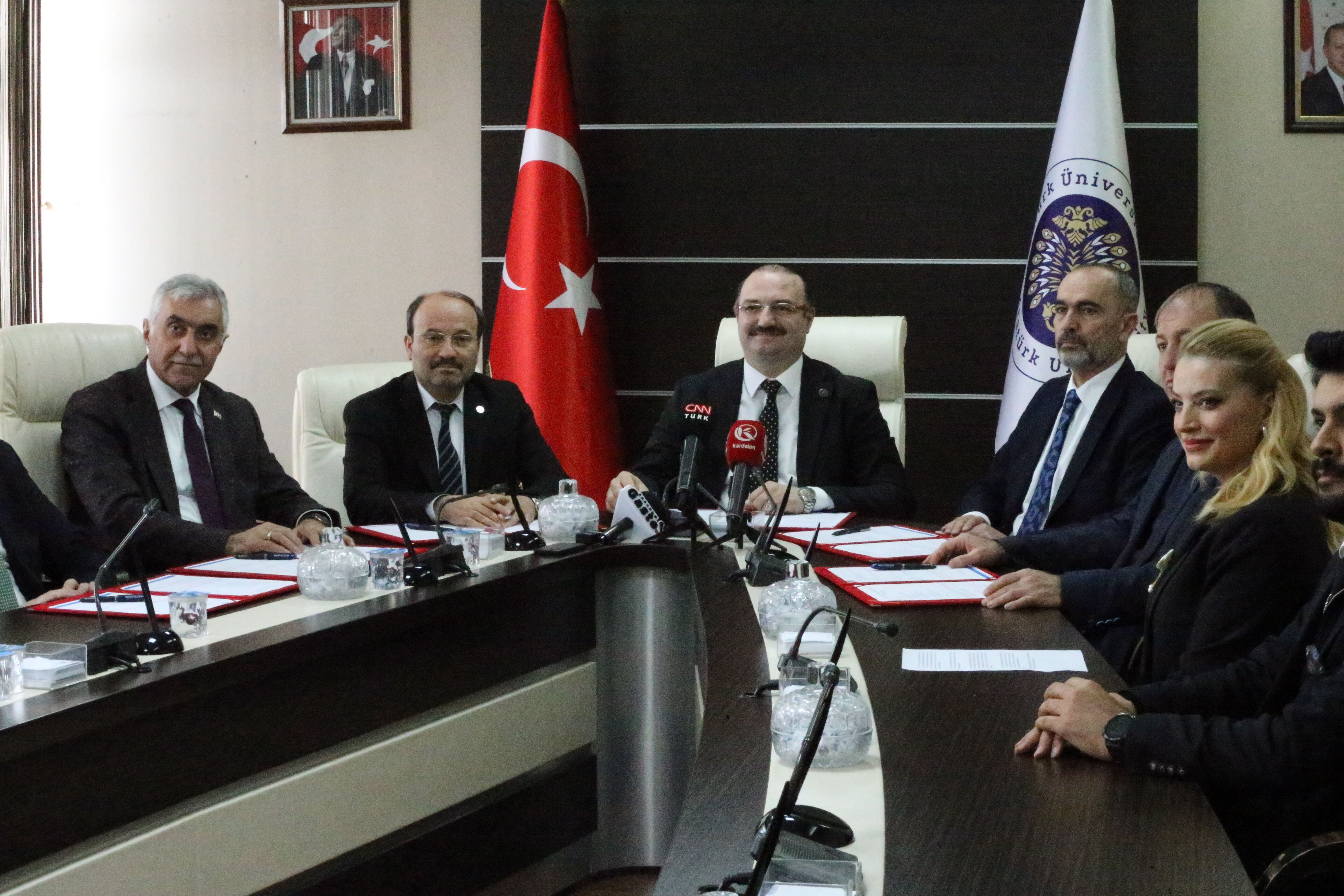 2028 Avrupa Üniversite Kış Oyunları'na aday Erzurum'da iş birliği protokolü