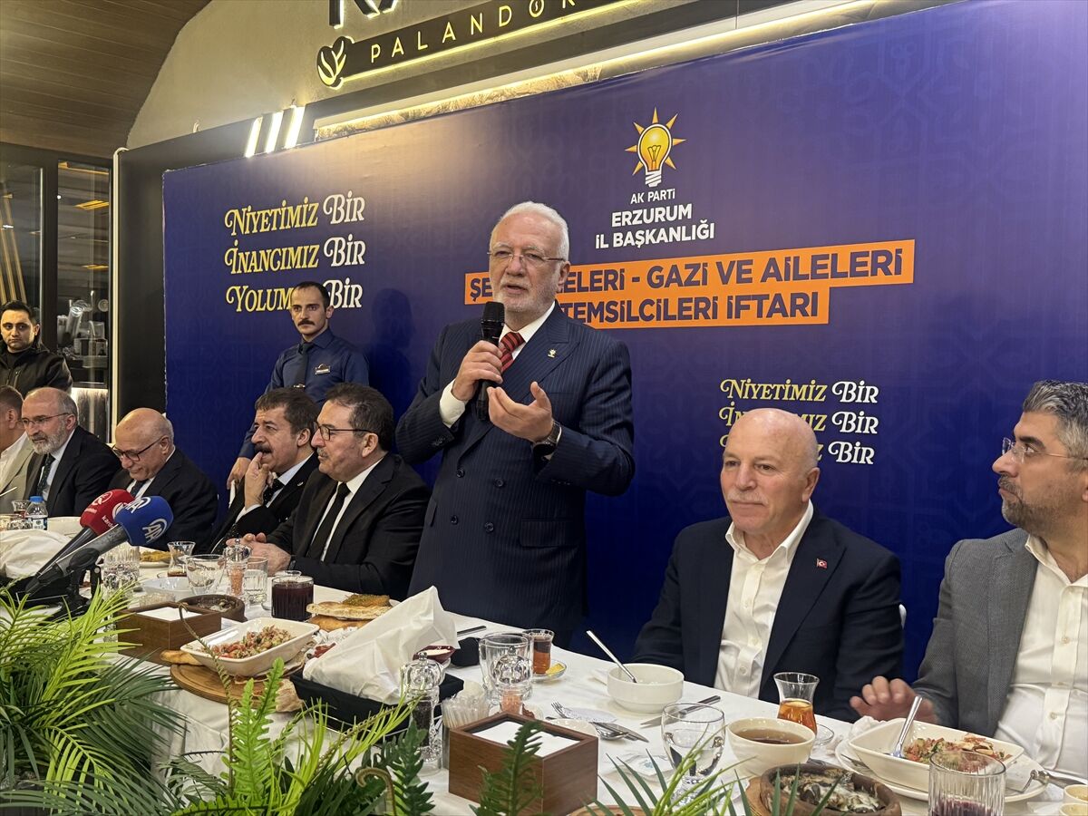 AK Parti Genel Başkanvekili Elitaş, Erzurum'da iftar programında konuştu: