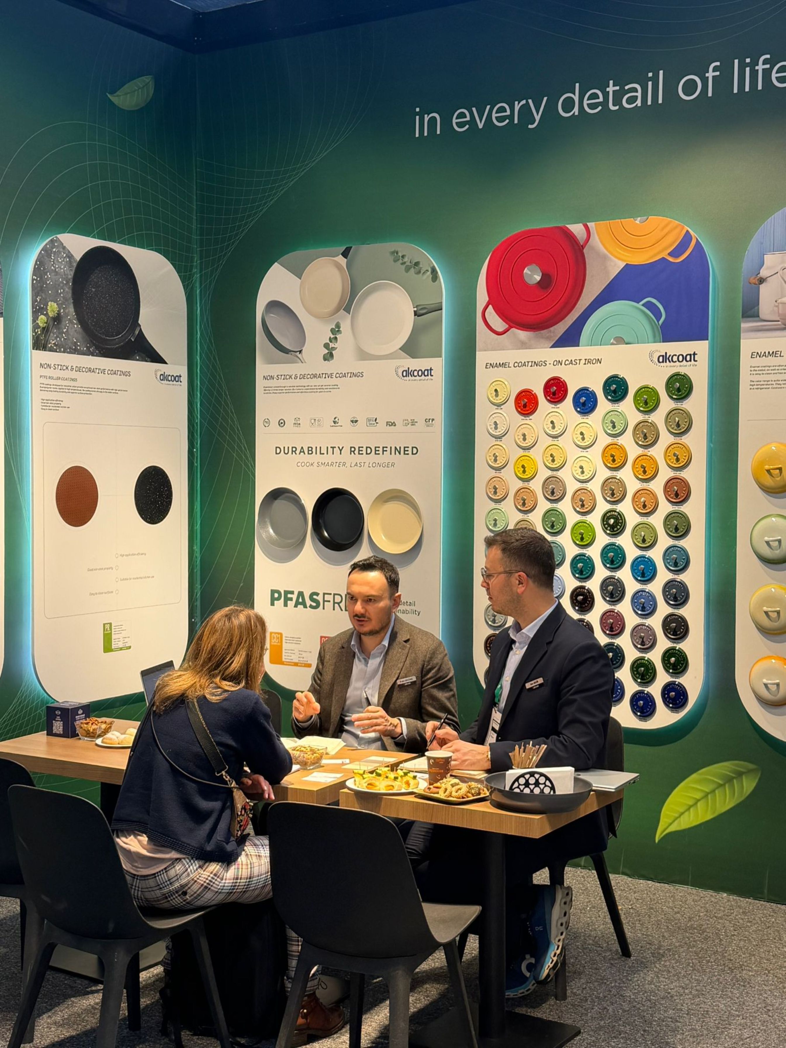 Akcoat mutfak gereçleri çözümleriyle Ambiente Fuarı'na katıldı