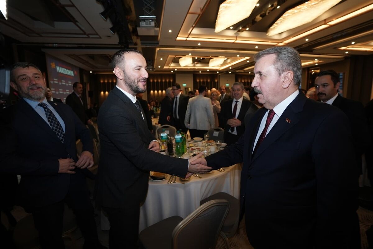 BBP Genel Başkanı Destici, Kuzey Makedonya'da iftar programında konuştu: