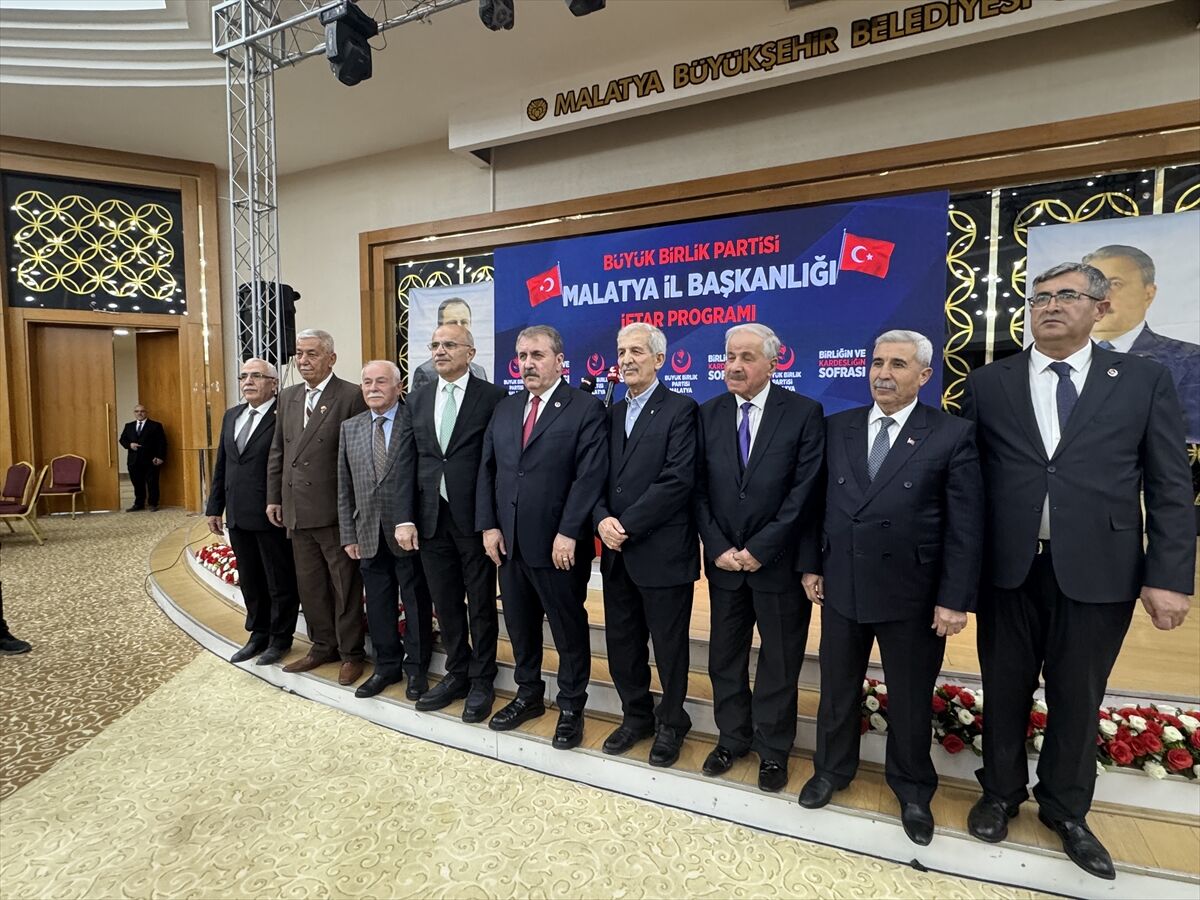 BBP Genel Başkanı Destici, Malatya'da konuştu: