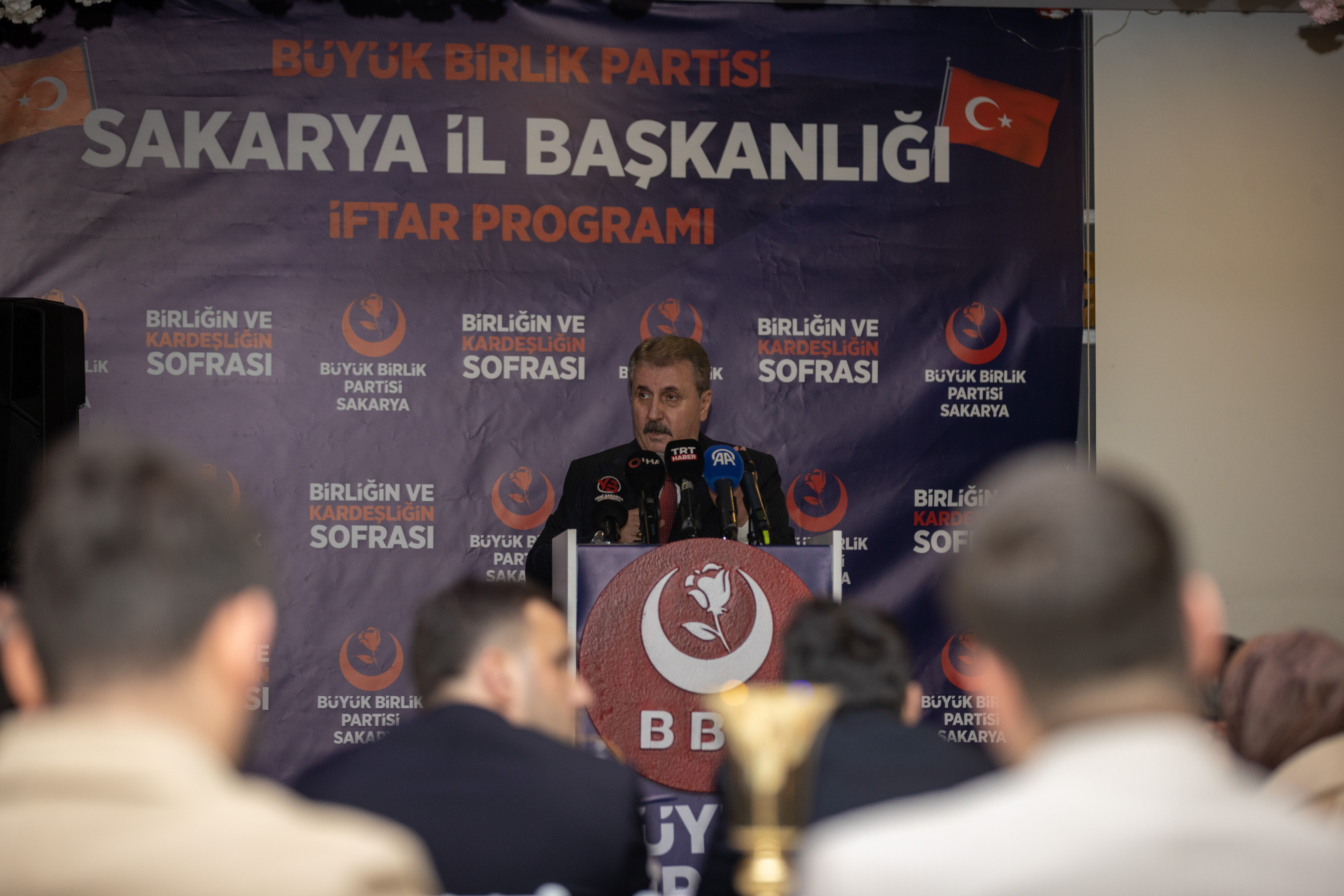 BBP Genel Başkanı Destici, Sakarya'da iftar programında konuştu: