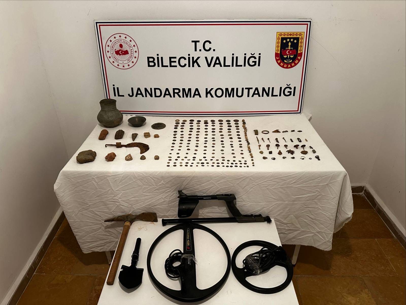 Bilecik'te tarihi eser operasyonunda bir kişi yakalandı