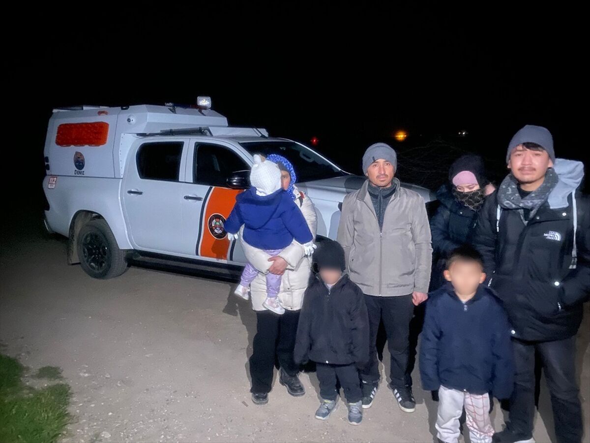 Çanakkale'de 7 düzensiz göçmen yakalandı