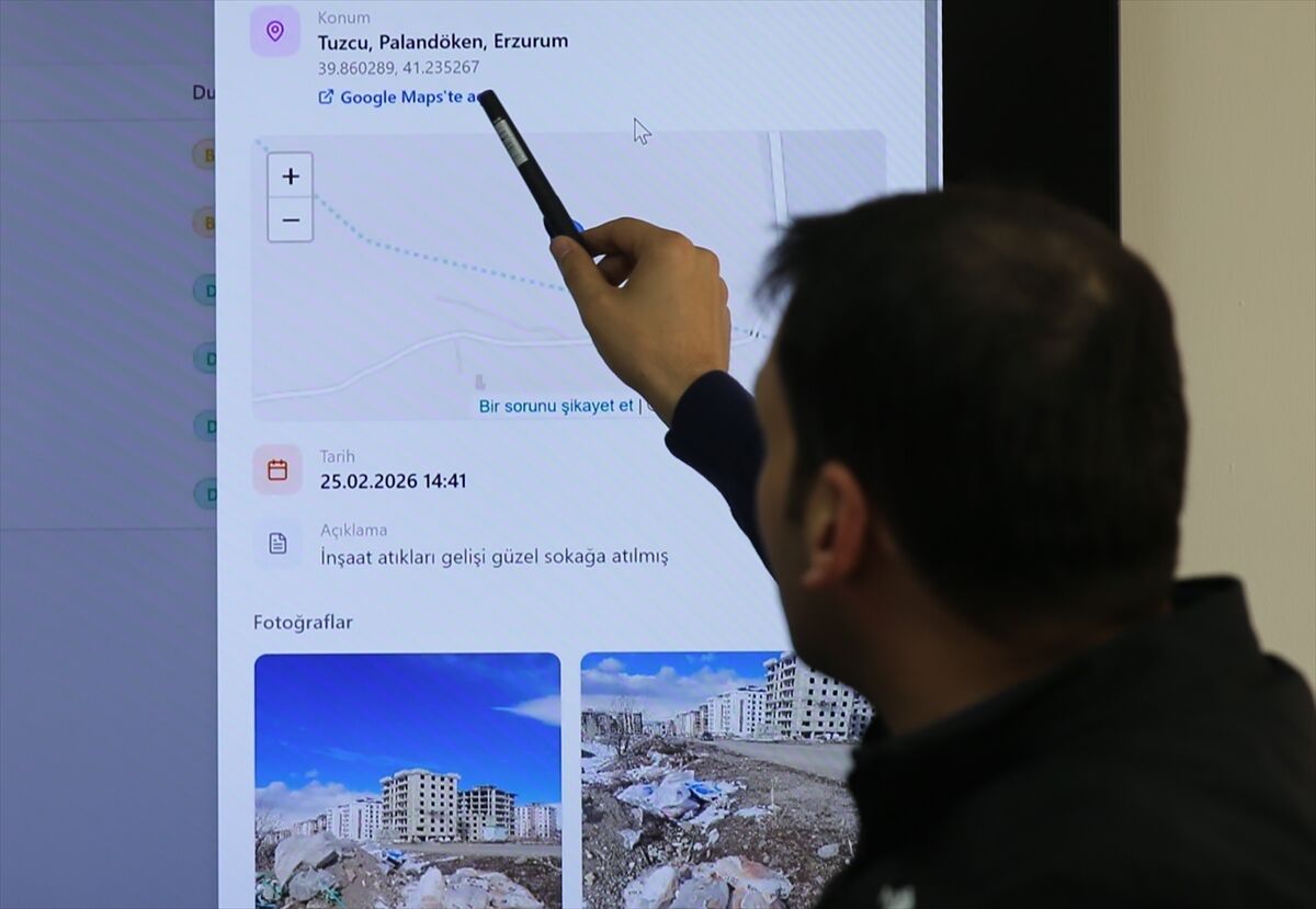 Erzurum'da yaşayanlar 'Dijital Muhafızlar' uygulamasıyla temiz çevre için denetçi oldu