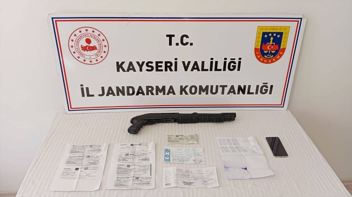 Kayseri'de tefecilik operasyonunda 1 zanlı yakalandı
