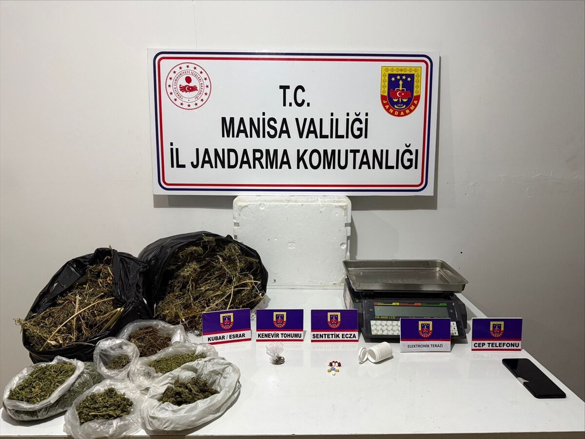 Manisa'da uyuşturucu operasyonunda yakalanan şüpheli tutuklandı