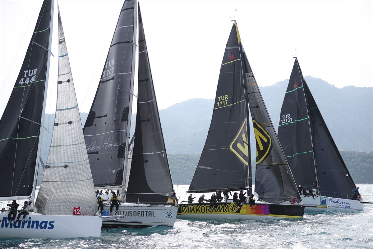 Marmaris MIYC Kış Trofesi Yat Yarışları'nın 4. ayağı tamamlandı