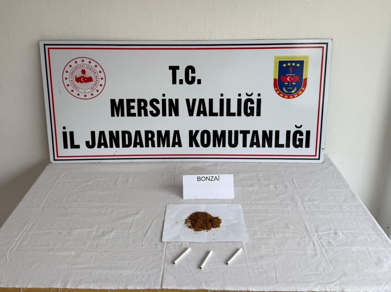 Mersin'de uyuşturucu ticareti yaptığı öne sürülen zanlı tutuklandı