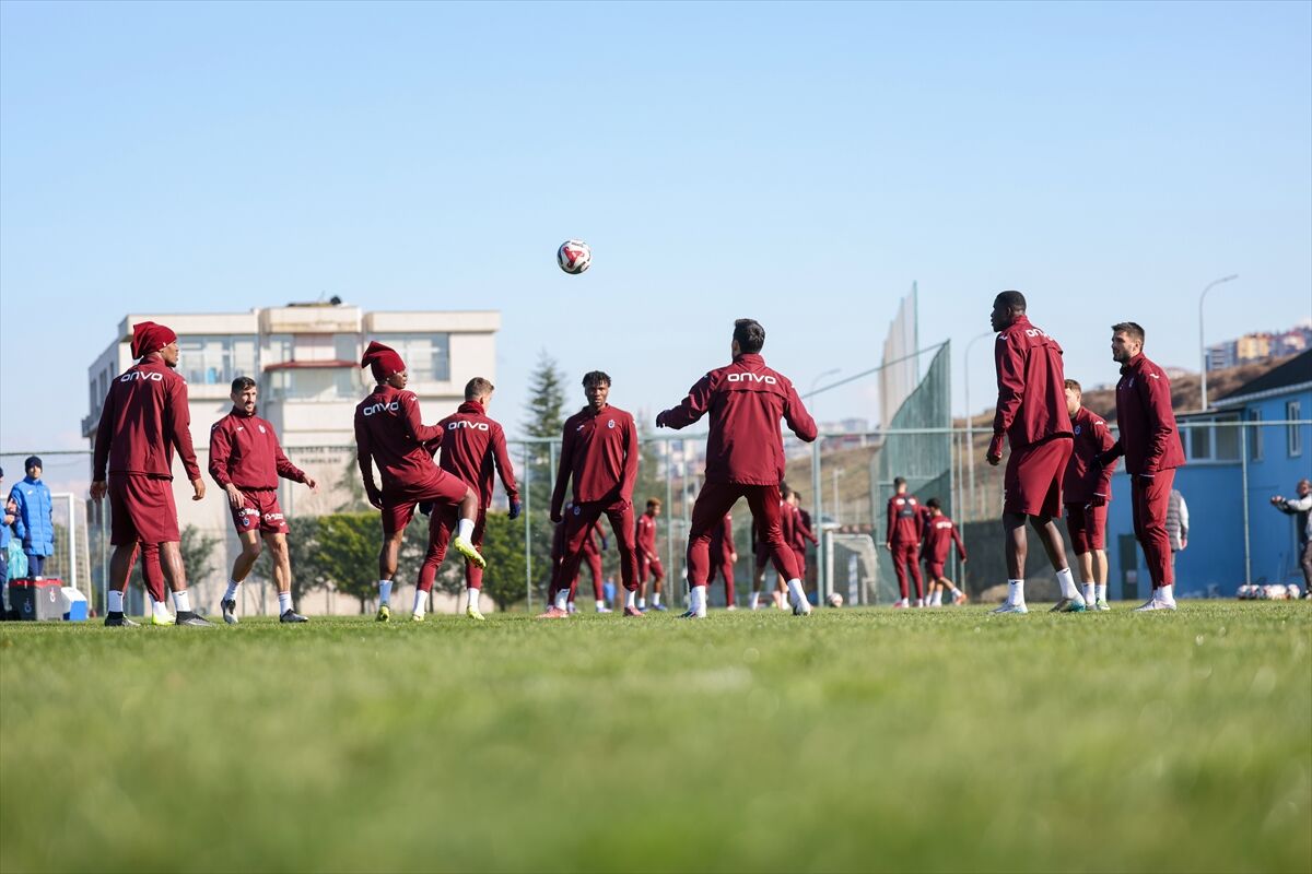 Trabzonspor, Çaykur Rizespor maçının hazırlıklarını sürdürdü