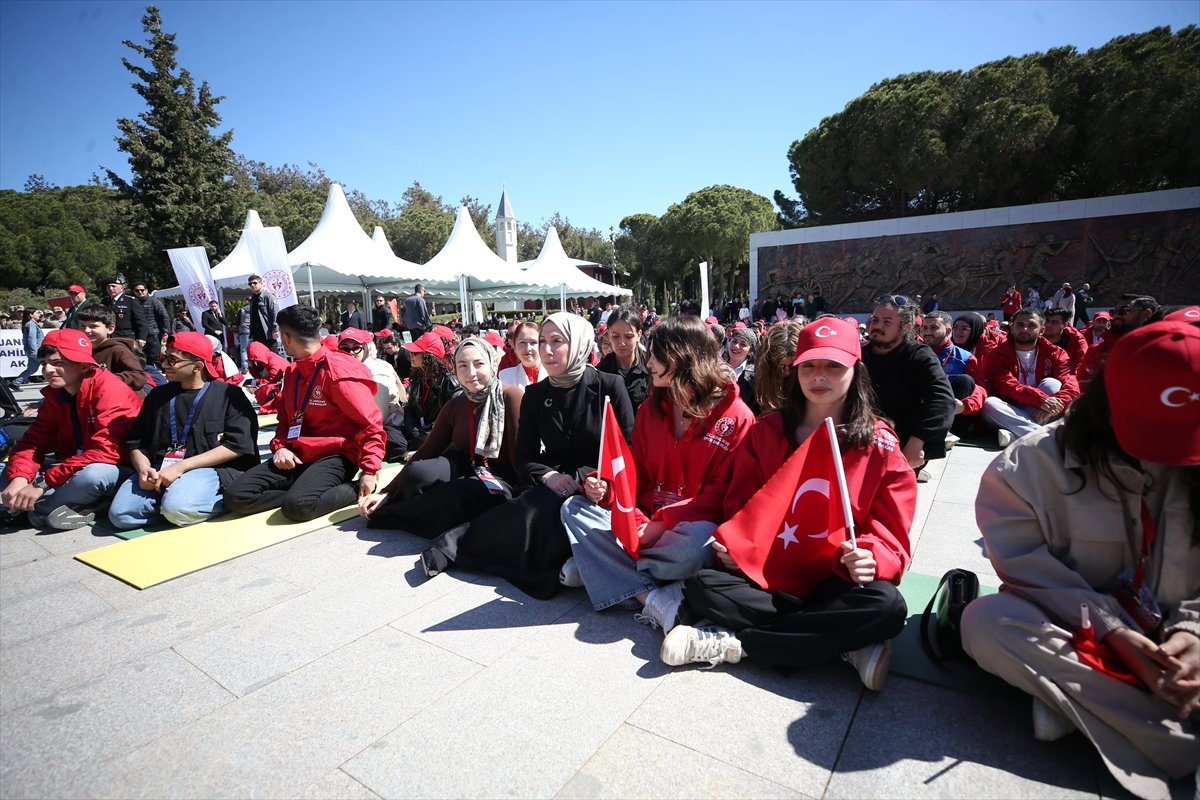 57. Alay Vefa Yürüyüşü'nün kapanış töreni Şehitler Abidesi'nde yapıldı